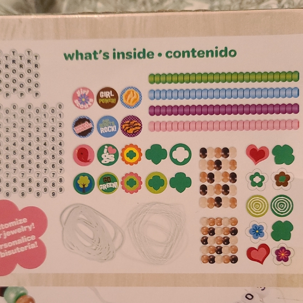 SALE!!! Girl Scouts Designer DIY Jewelry Bead Kit - Multicolor Beads NIB - Picture 5 of 10